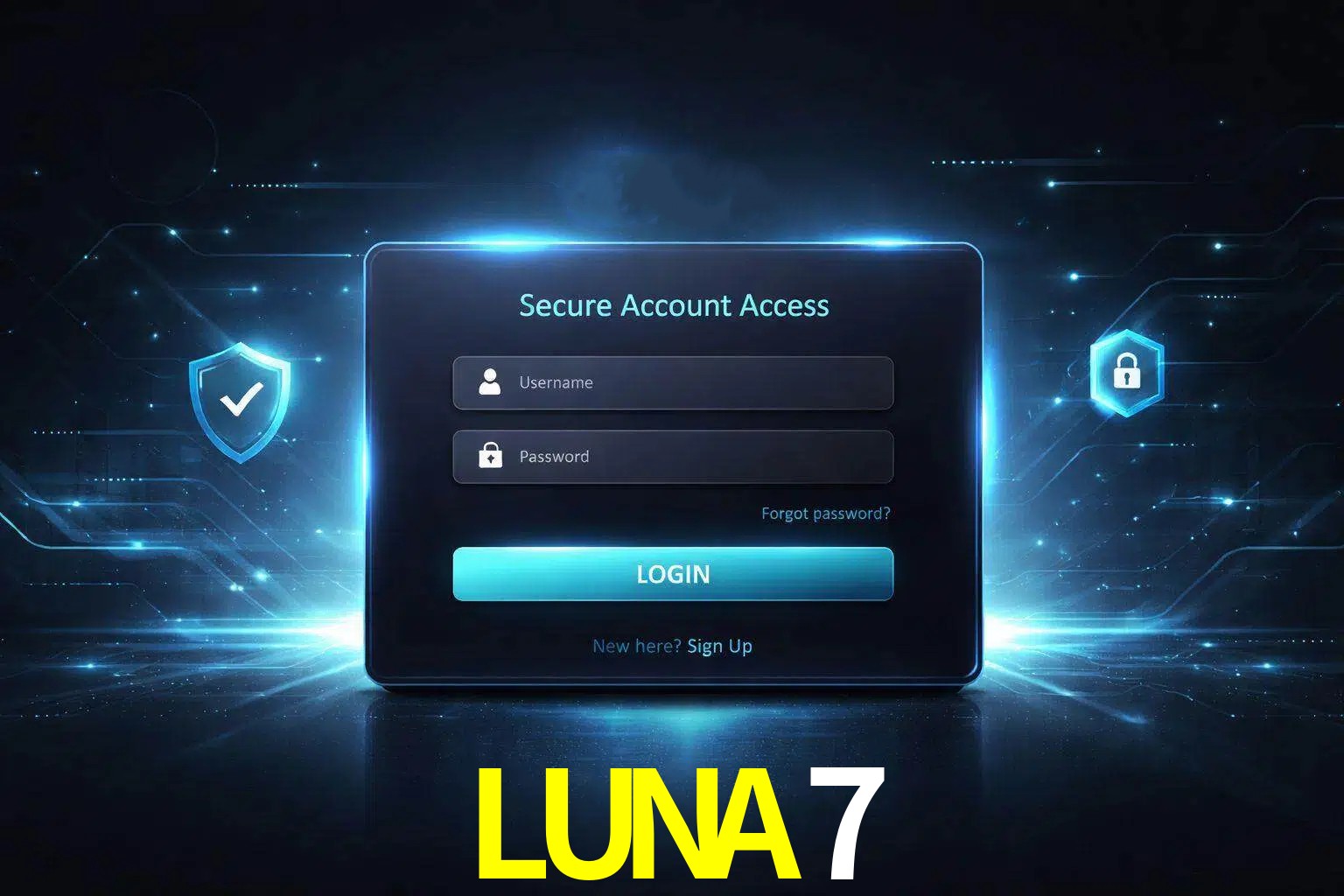 Pantalla de inicio de sesión de cuenta LUNA7 para usuarios en México